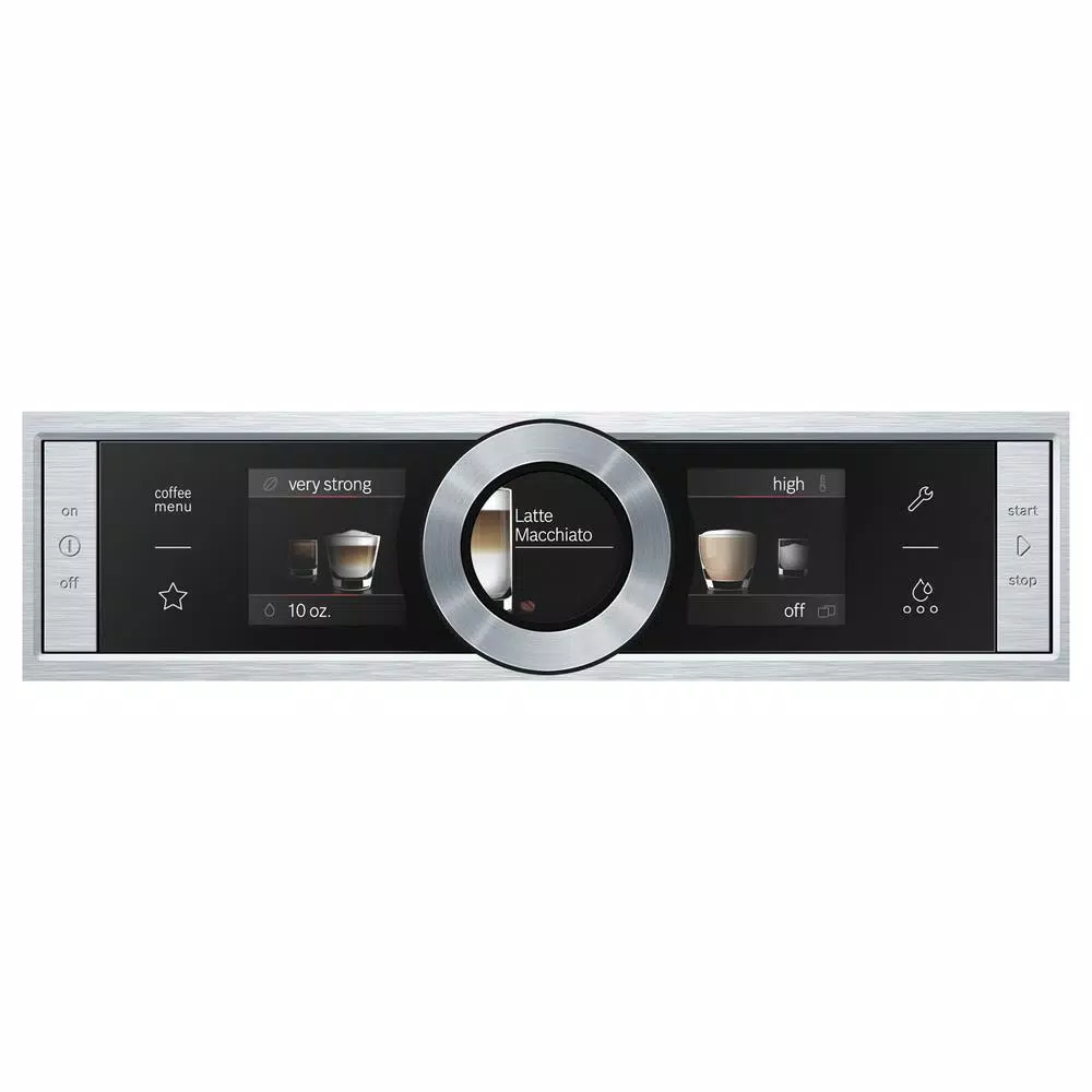 Bosch Built-In Fully Automatic Stainless Steel Drip Coffee Maker with Integrated Grinder