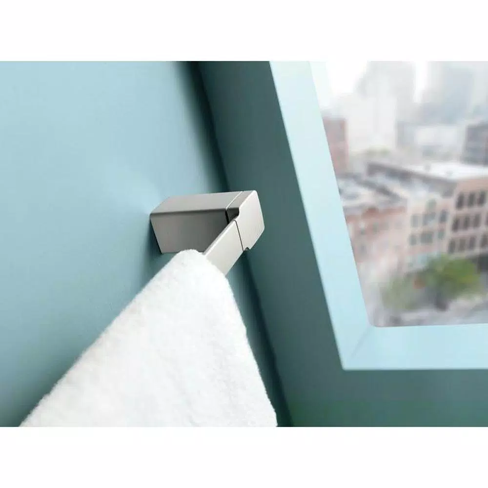 Moen 90 Degree 24 in. Towel Bar, Brushed Nickel