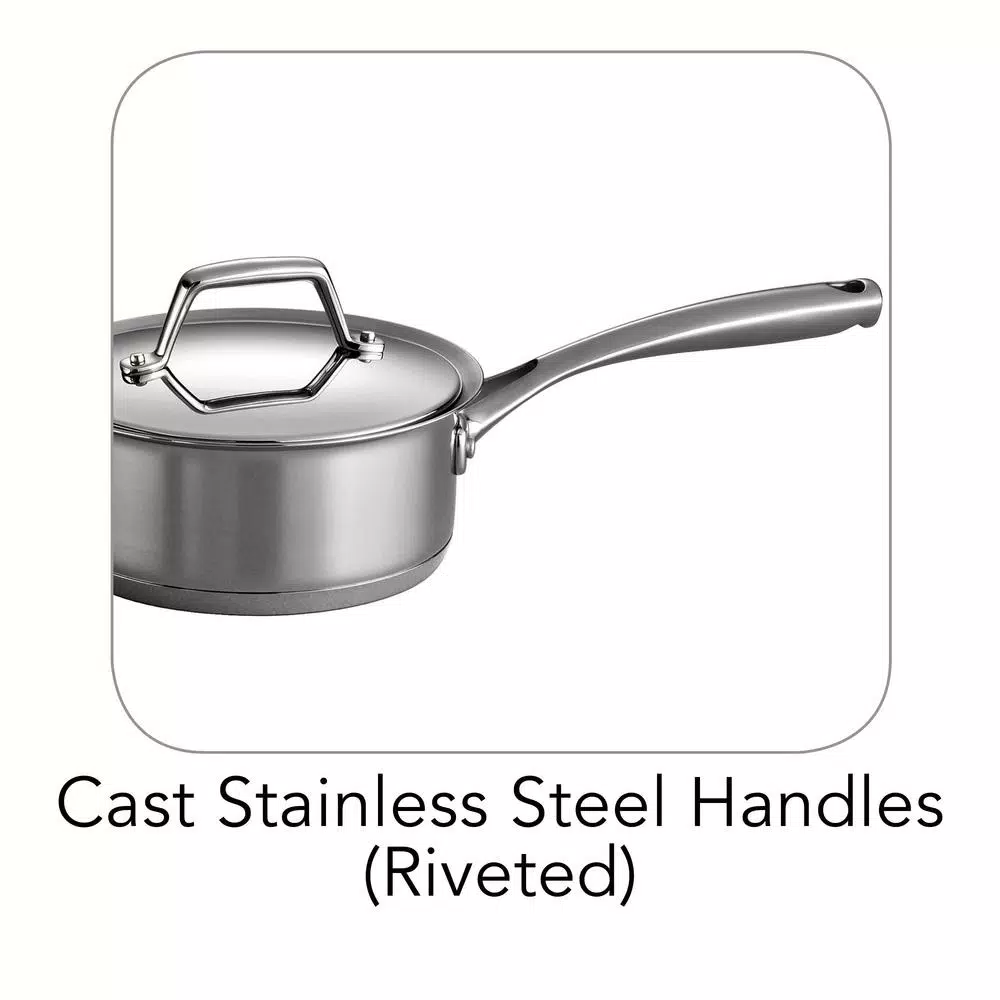 Tramontina Gourmet Prima 1.5 Qt. Stainless Steel Sauce Pan with Lid