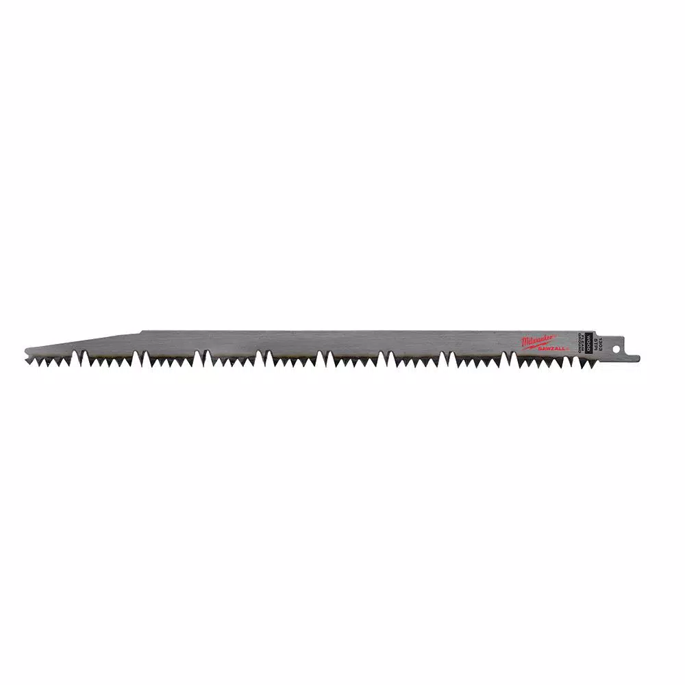 Milwaukee 12 in. 5 TPI Pruning Reciprocating Saw Blades, 5-Pack