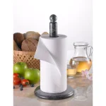 Creative Home Natural Green Marble Paper Towel Holder - 12.5 in. Heavyweight Kitchen Towel Dispenser thumbnail 6