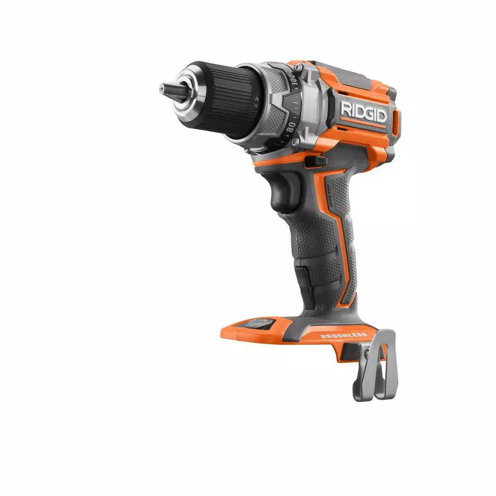 RIDGID 18V Lithium-Ion Brushless 1/2 in. Compact Cordless Drill/Driver (Tool Only)