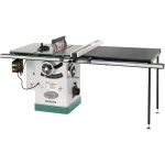 Grizzly Industrial 10 in. 3 HP 220-Volt Cabinet Table Saw with 50 in. Rip Capacity and Riving Knife thumbnail 1