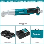 Makita 12V MAX CXT Cordless Angle Impact Driver Kit with 2.0Ah Battery and Charger thumbnail 2