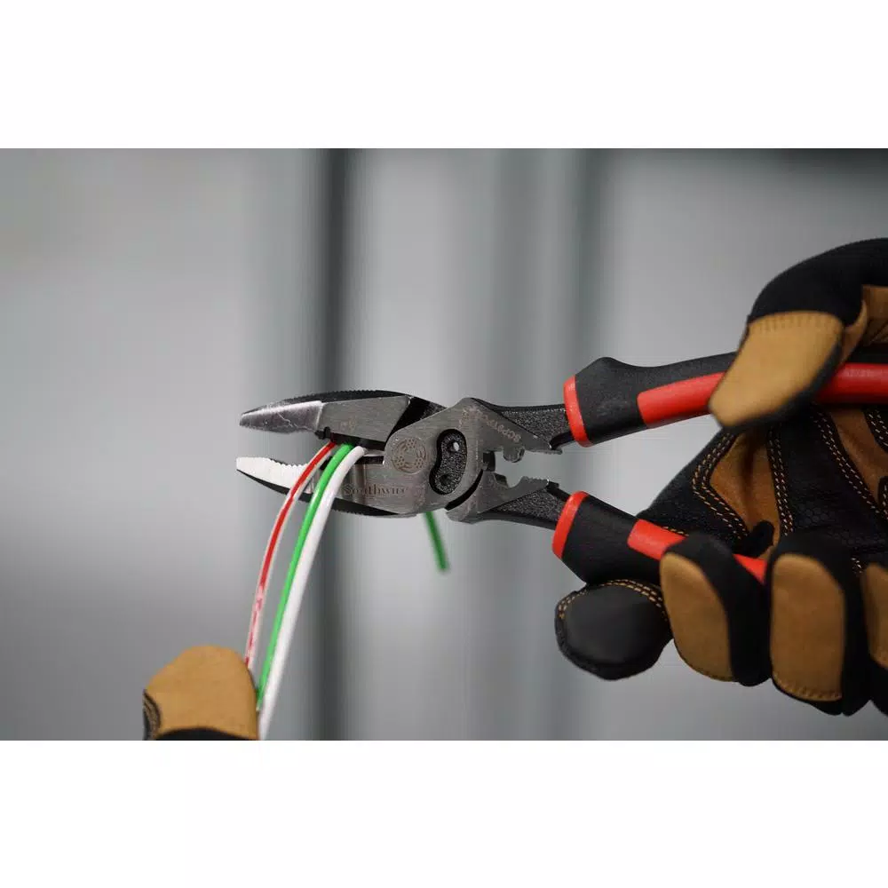 Southwire SCP9TPCB 9 in. Side-Cutting Combination Pliers Multi-Tool