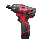 Milwaukee M12 12V Lithium-Ion Cordless 1/4 in. Hex Screwdriver and 1/4 in. Ratchet 2-Tool Combo Kit thumbnail 3