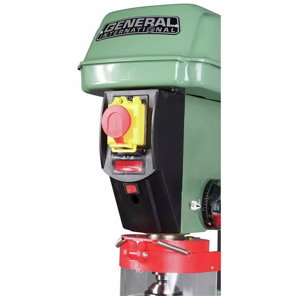 General International 17 in. 3/4 HP Variable Speed Drill Press with Laser Pointer
