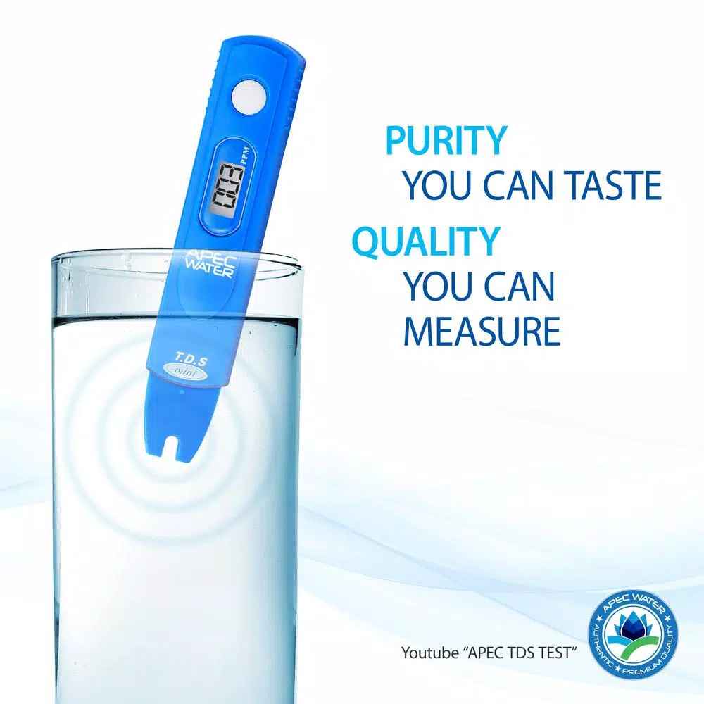 APEC Water Systems Essence 7-Stage Reverse Osmosis Water Filtration System with UV Sterilizer and Alkaline pH+ Mineralization