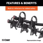 CURT Premium 5-Bike Hitch Mounted Bike Rack, 2-inch Receiver, 225 lb Capacity thumbnail 5