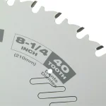 Milwaukee 8-1/4 in. 40-Tooth Fine Finish Circular Saw Blade thumbnail 3