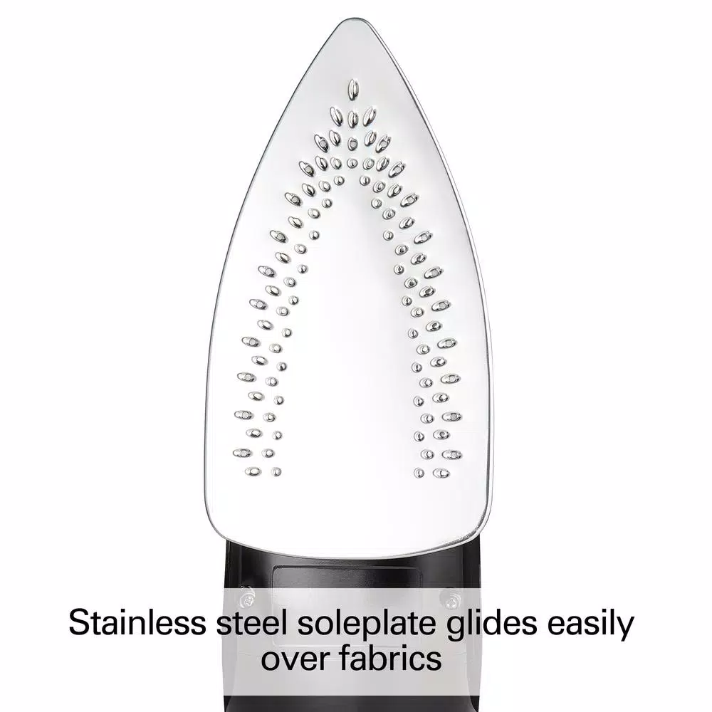 Hamilton Beach Retractable Cord Steam Iron with Stainless Steel Soleplate