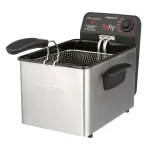 Presto Professional 3.2 Qt. Stainless Steel Deep Fryer with Fry Basket, 1800W, Brushed Stainless thumbnail 1