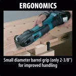Makita 18V LXT Lithium-Ion 4.0 Ah Battery and Rapid Optimum Charger Starter Pack with Bonus Multi-Tool thumbnail 3