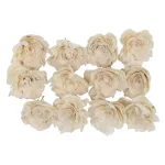 LITTON LANE White Sola Wood Carnation and Rose Artificial Flower Set (Set of 2) thumbnail 5