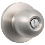 Universal Hardware ANSI Grade 2 Heavy Duty Keyed Entry Door Knob, Satin Chrome thumbnail 2