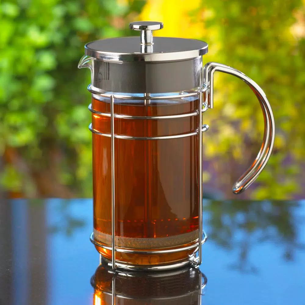 GROSCHE Madrid 12 oz. Premium French Press Coffee and Tea Maker in Chrome