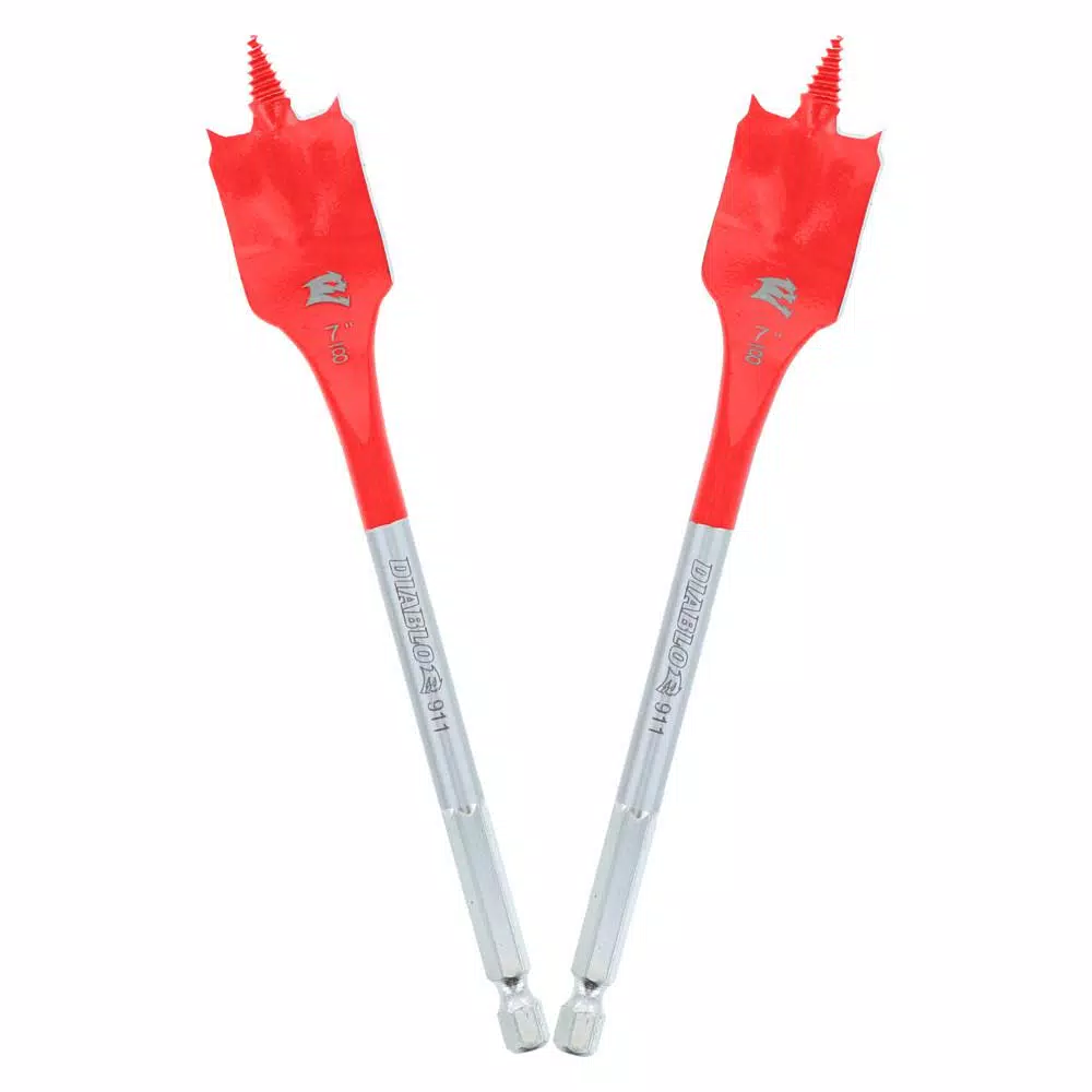 Diablo SPEEDemon 7/8 in. x 6 in. Spade Bit 2-Pack