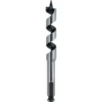 Makita 11/16 in. x 6 in. Steel Ship Auger Bit with 7/16 in. Hex Shank thumbnail 1