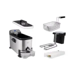 Kalorik Digital Deep Fryer with Oil Filtration System, 3.2 Qt, Stainless Steel thumbnail 3