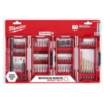 Milwaukee Shockwave 60-Piece Impact Rated Drill and Drive Bit Set thumbnail 3