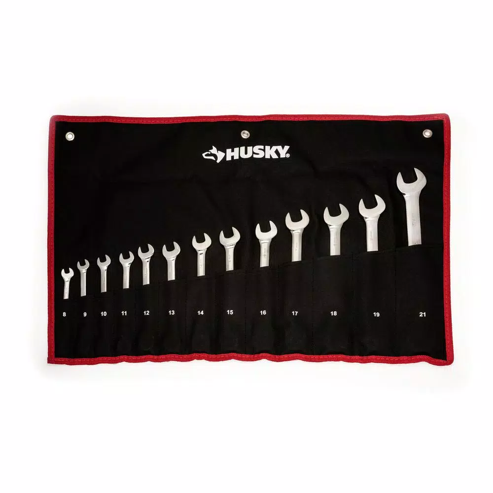 Husky 25-Piece SAE/Metric Reversible Ratcheting Wrench Set