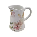Split P First Blush 74 oz. Ceramic Pitcher with Floral Pattern thumbnail 1