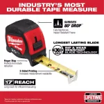 Milwaukee Gen II STUD Tape Measure 25 ft. with 14 ft. Standout and 4-1/2 in. Trim Square Set thumbnail 2