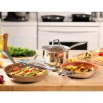 Gotham Steel 10 in. Stainless Steel Non-Stick Ti-Cerama Frying Pan, Induction Compatible thumbnail 6