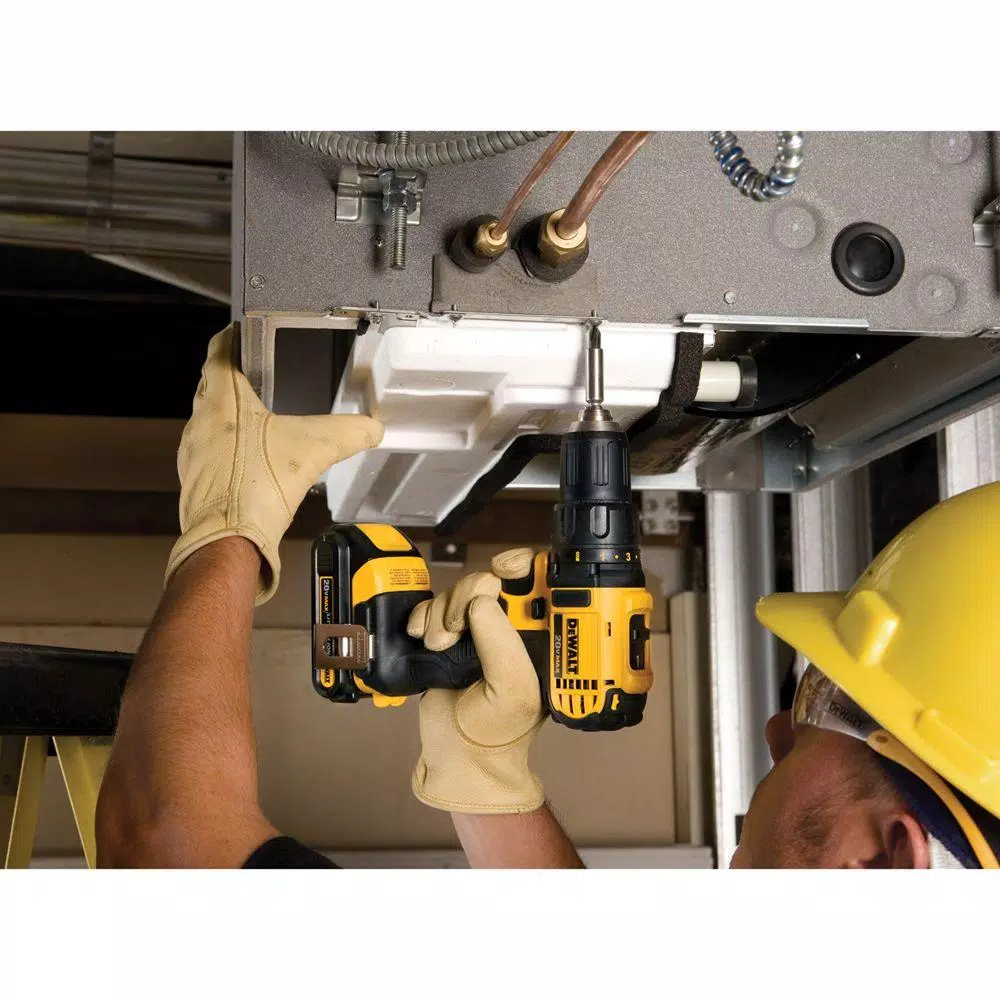 DEWALT 20V MAX Cordless Compact Drill Driver Kit with 3.0 Ah Li-Ion Battery
