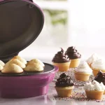 Brentwood Appliances TS-252 Mini Cupcake Maker, 7-Slot Nonstick Specialty Maker, Pink thumbnail 4