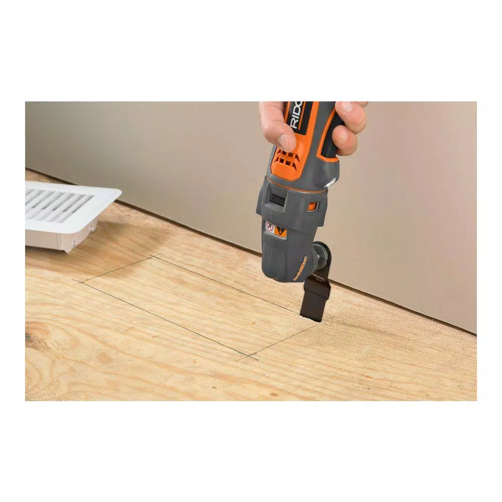 RIDGID 1-1/8 in. Wood Plunge Cut Blade, High Carbon Steel, Universal Fit