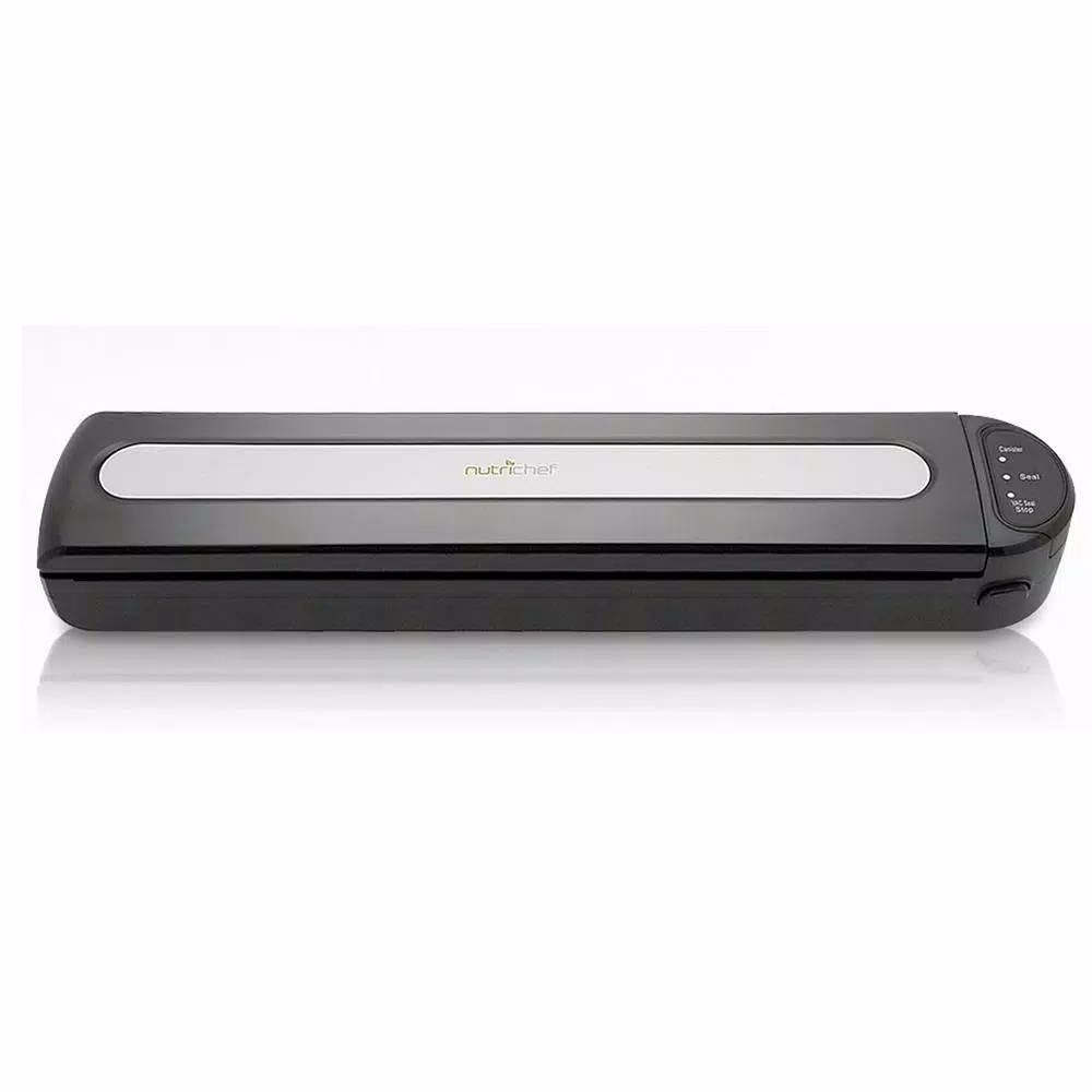 NutriChef Compact Electric Vacuum Sealer with Reusable Food Bags