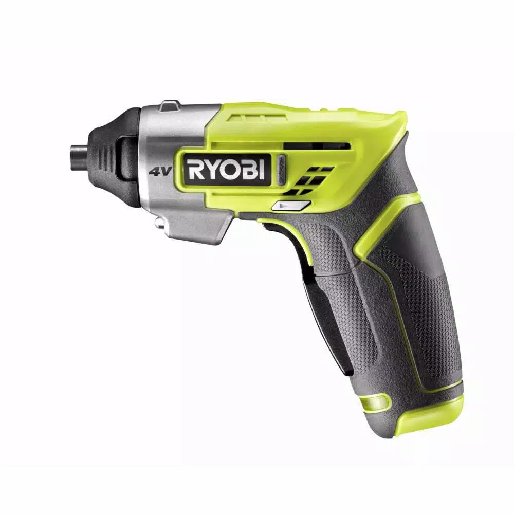 RYOBI 4V Lithium-Ion Cordless Multi-Head Screwdriver Kit with 3 Attachments and 10 Bits