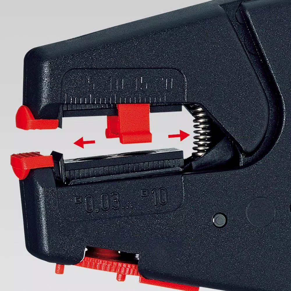 KNIPEX 8 in. Self-Adjusting Wire Stripper and Cutter
