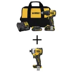 DEWALT ATOMIC 20V MAX Brushless 1/2 in. Drill/Driver and Impact Driver Combo Kit thumbnail 1
