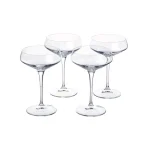 Home Decorators Collection Genoa 11.25 oz Lead-Free Crystal Coupe Cocktail Glasses, Set of 4 thumbnail 4