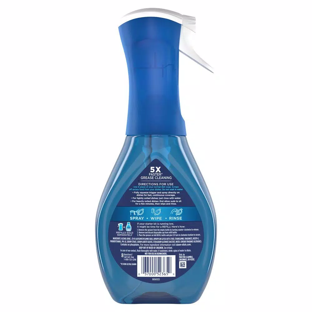 Dawn Platinum Powerwash Dishwashing Liquid Spray, Apple Scent, 16 oz. (6-Pack)