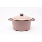 BergHOFF Neo 3 qt. Round Cast Iron Dutch Oven with Lid, Pink thumbnail 1
