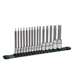 Capri Tools 15-Piece Long Torx Star Bit Socket Set, S2 Steel & Chrome Vanadium thumbnail 1