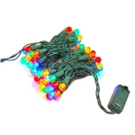 LUMABASE 70-Light Multi-Color LED Globe String Lights, Weather Resistant, 14.58 ft thumbnail 1