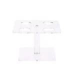 Mind Reader Clear Acrylic 4-Slot Food Display Stand - Square Ice Cream Cone & Sushi Roll Serving Tray thumbnail 1