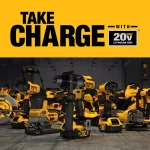 DEWALT 20V MAX 16-Gauge Cordless Angled Nailer Kit with Bonus 1/4 in. Cordless Impact Driver thumbnail 14