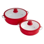 IMUSA 3.2 Qt. Ceramic Nonstick Caldero with Glass Lid and Silicone Rim thumbnail 6
