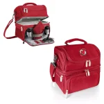 Picnic Time Pranzo New Jersey Devils Red Insulated Lunch Bag and Picnic Tote with Flatware Set thumbnail 2