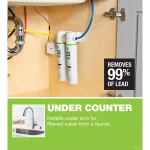GE Shower Water Filtration Replacement Filter, Compatible with GXSM01HWW thumbnail 2