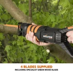 Evolution Power Tools Evolution R230RCP 7 Amp Corded Reciprocating Saw with 4 Blades thumbnail 12
