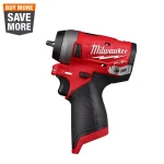 Milwaukee M12 FUEL 1/4 in. Stubby Brushless Cordless Impact Wrench (Tool-Only) thumbnail 1