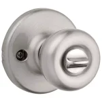 Kwikset Tylo Keyed Entry Door Knob with SmartKey Security - Satin Nickel thumbnail 2