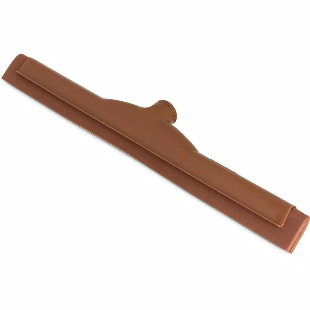 Carlisle Sparta 18 in. Plastic Double-Foam Floor Squeegee, Brown (6-Case)