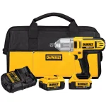 DEWALT 20V MAX Cordless 1/2 in. High Torque Impact Wrench Kit with (2) 4.0 Ah Batteries & Charger thumbnail 1
